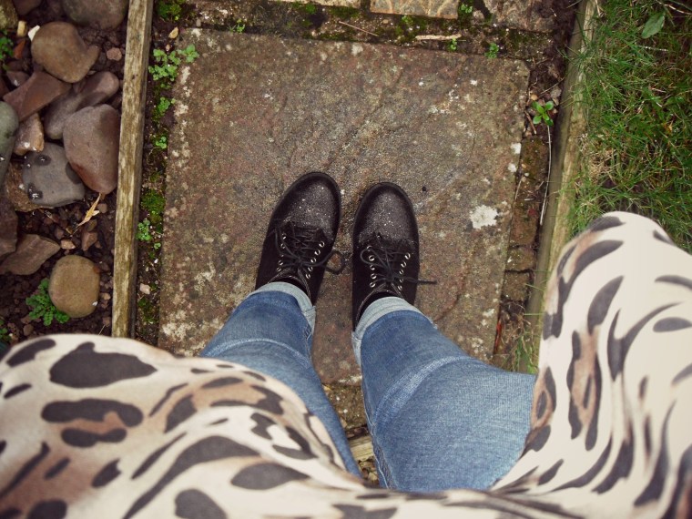 Glittery Boots