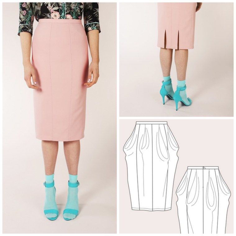 Named Zaria Pencil Skirt