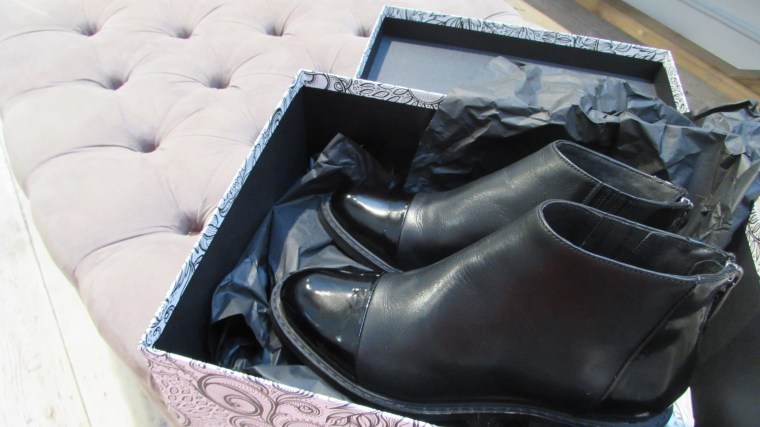 Hawk boots Ted and Muffy